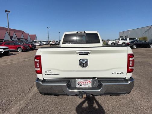 Pearl White 2021 RAM 3500 Laramie Crew Cab 4x4 8' Box