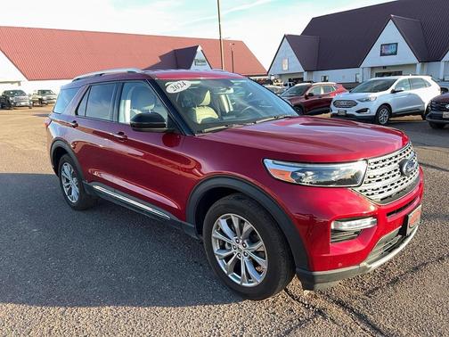 Rapid Red Tinted 2024 Ford Explorer Limited