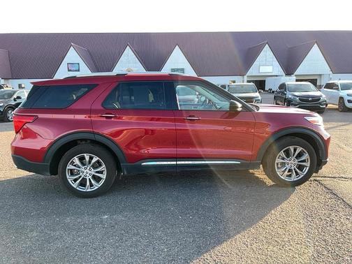 Rapid Red Tinted 2024 Ford Explorer Limited