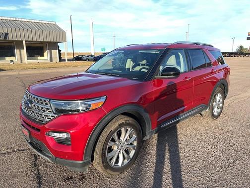 Rapid Red Tinted 2024 Ford Explorer Limited