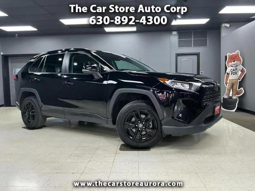 Midnight Black Metallic 2021 Toyota RAV4 XLE