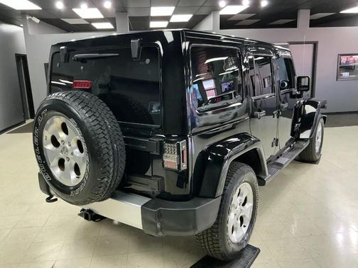 Black Clearcoat 2015 Jeep Wrangler Unlimited Sahara