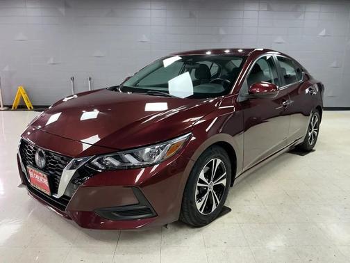 Maroon 2022 Nissan Sentra SV