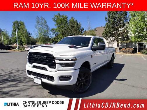 Bright White Clearcoat 2026 RAM 3500 Laramie