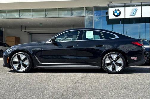 Black Sapphire Metallic 2023 BMW i4 Gran Coupe eDrive40