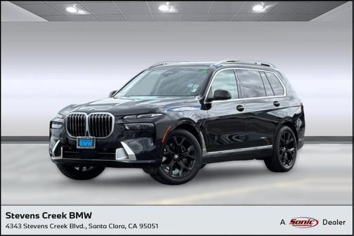 Black Sapphire Metallic 2023 BMW X7 xDrive40i