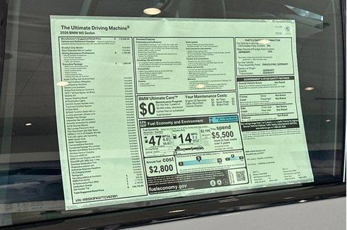 Brooklyn Grey Metallic 2026 BMW M5 Base