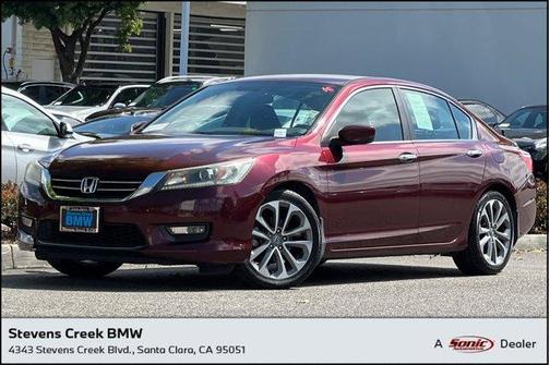 Maroon 2015 Honda Accord Sport