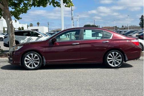 Maroon 2015 Honda Accord Sport