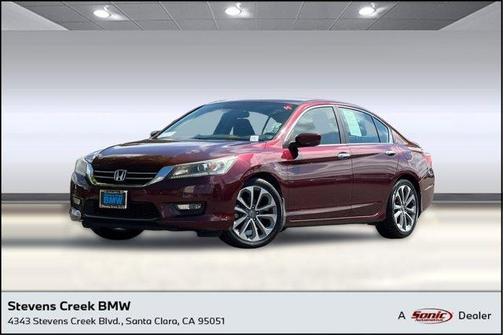 Maroon 2015 Honda Accord Sport