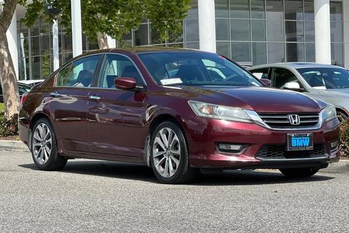 Maroon 2015 Honda Accord Sport