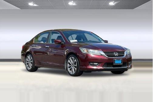 Maroon 2015 Honda Accord Sport