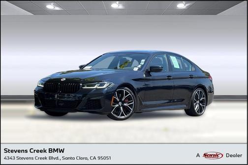 Carbon Black Metallic 2023 BMW M550 i Xdrive