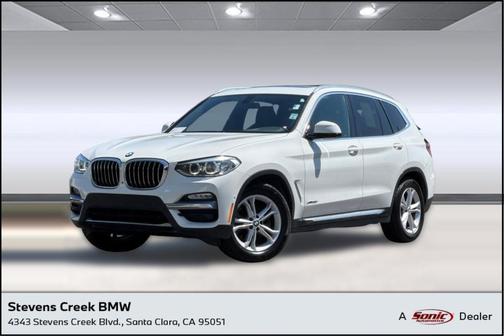 White 2018 BMW X3 xDrive30i