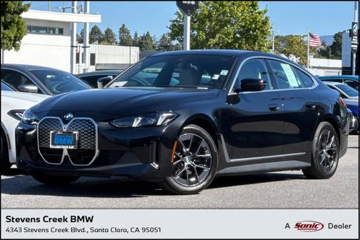 Black Sapphire Metallic 2025 BMW i4 Gran Coupe eDrive40