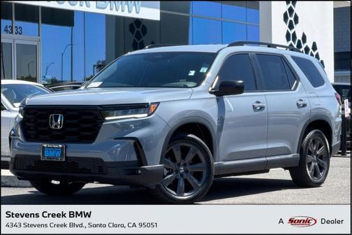 Sonic Gray Pearl 2025 Honda Pilot Sport