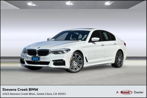 White 2017 BMW 540 540i