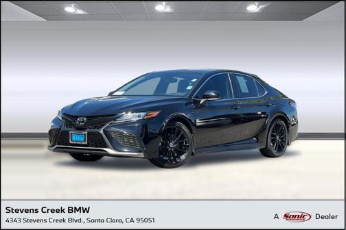 Midnight Black Metallic 2024 Toyota Camry XSE