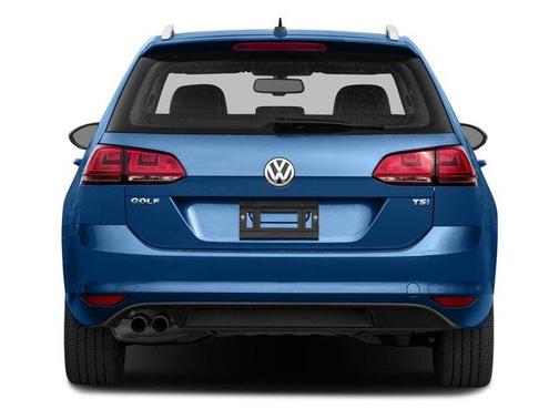 Blue 2016 Volkswagen Golf SportWagen TSI S 4-Door