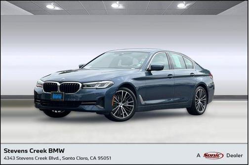 Arctic Race Blue Metallic 2023 BMW 540 i