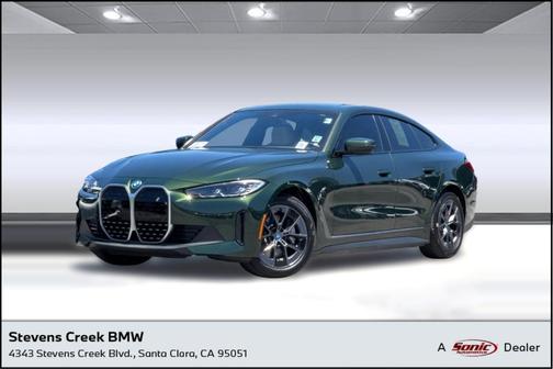 San Remo Green Metallic 2023 BMW i4 Gran Coupe eDrive35