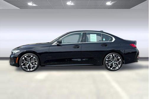 Jet Black 2025 BMW 330 330i Sedan