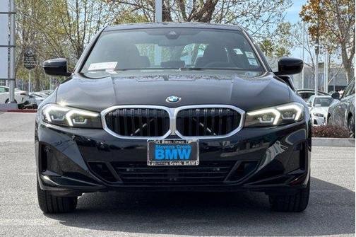 Jet Black 2025 BMW 330 330i Sedan