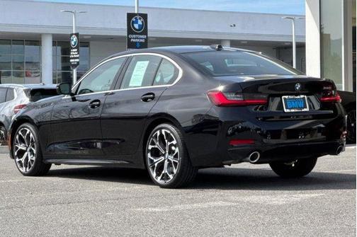 Jet Black 2025 BMW 330 330i Sedan
