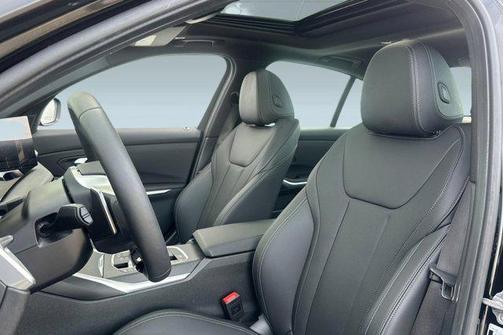 Jet Black 2025 BMW 330 330i Sedan