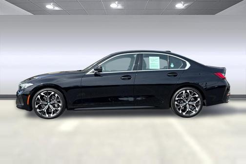 Jet Black 2025 BMW 330 330i Sedan