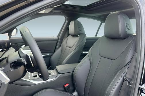 Jet Black 2025 BMW 330 330i Sedan