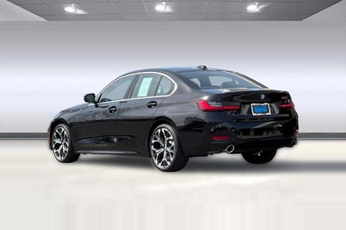 Jet Black 2025 BMW 330 330i Sedan