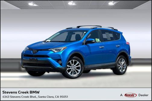 Electric Storm Blue 2017 Toyota RAV4 Limited