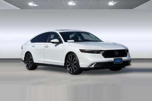 Platinum White Pearl 2023 Honda Accord Hybrid Touring