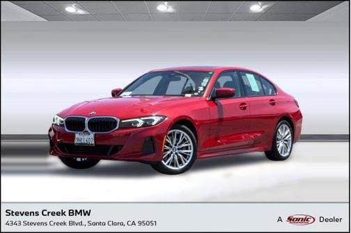 Melbourne Red Metallic 2023 BMW 330 330i
