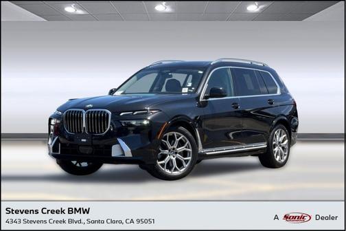 Black 2025 BMW X7 xDrive40i