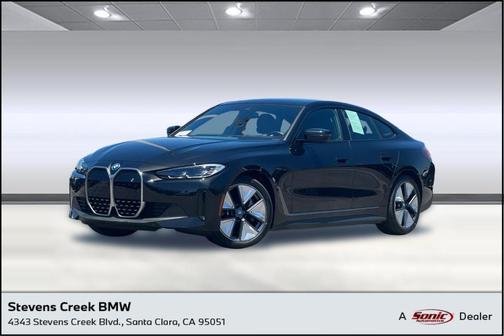 Black Sapphire Metallic 2023 BMW i4 Gran Coupe eDrive35