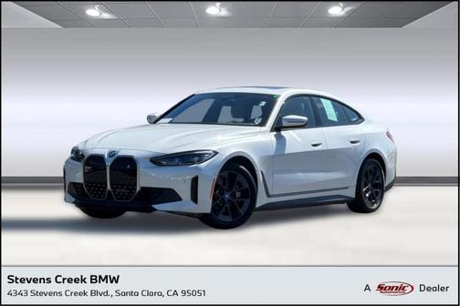 Mineral White Metallic 2023 BMW i4 Gran Coupe eDrive35