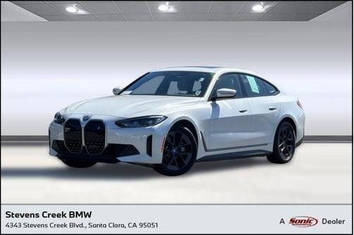 Mineral White Metallic 2023 BMW i4 Gran Coupe eDrive35