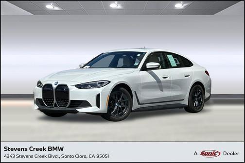 Mineral White Metallic 2023 BMW i4 Gran Coupe eDrive35