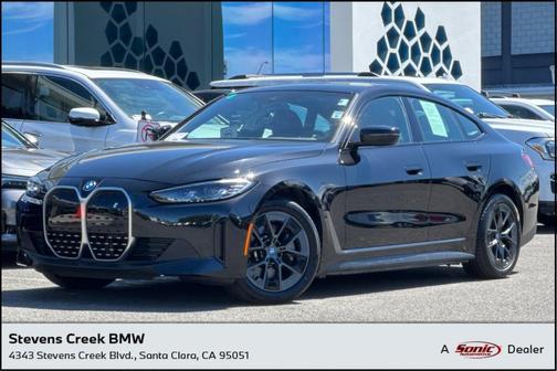 Black Sapphire Metallic 2023 BMW i4 Gran Coupe eDrive35