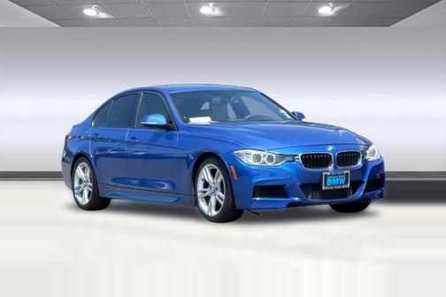 Blue 2014 BMW 328 328i