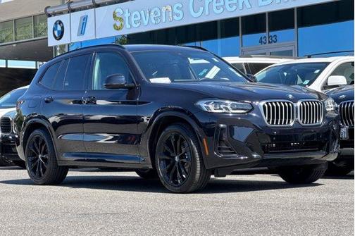 Carbon Black Metallic 2024 BMW X3 xDrive30i