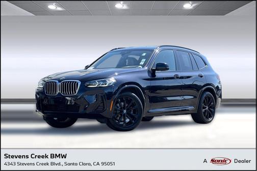 Carbon Black Metallic 2024 BMW X3 xDrive30i