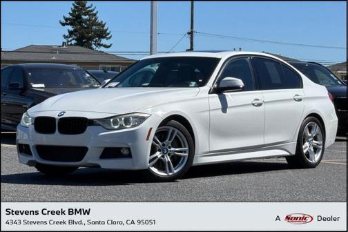 White 2015 BMW 328 328i