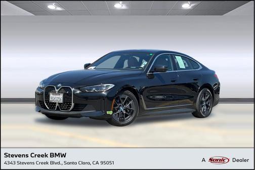 Black Sapphire Metallic 2023 BMW i4 Gran Coupe eDrive40