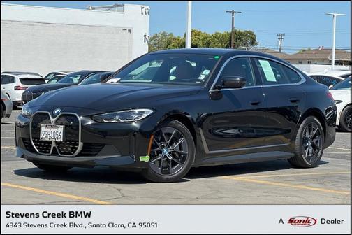 Black Sapphire Metallic 2023 BMW i4 Gran Coupe eDrive40