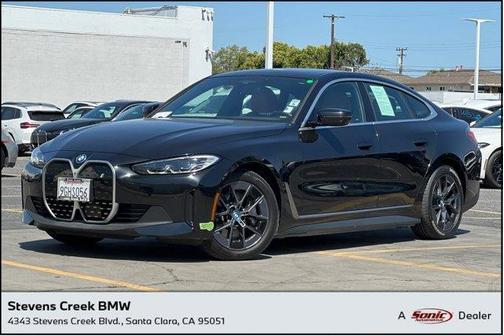 Black Sapphire Metallic 2023 BMW i4 Gran Coupe eDrive40