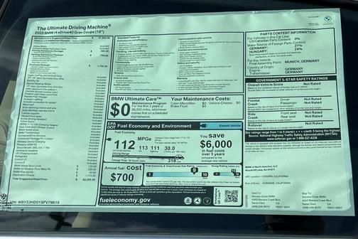 2025 BMW i4 Gran Coupe eDrive40