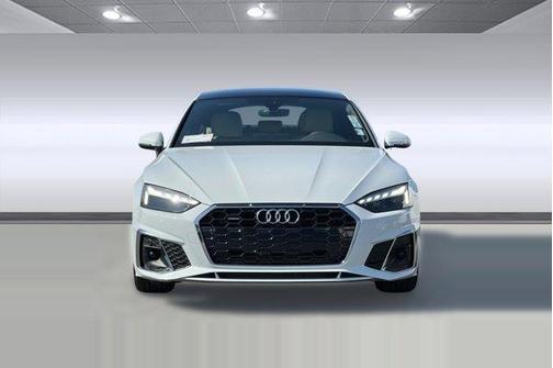 Glacier White Metallic 2023 Audi A5 Sportback 45 S Line Premium Plus